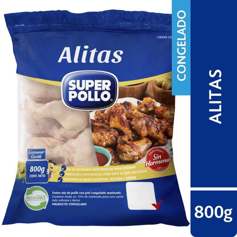 SUPER POLLO - Alitas de Pollo Congeladas