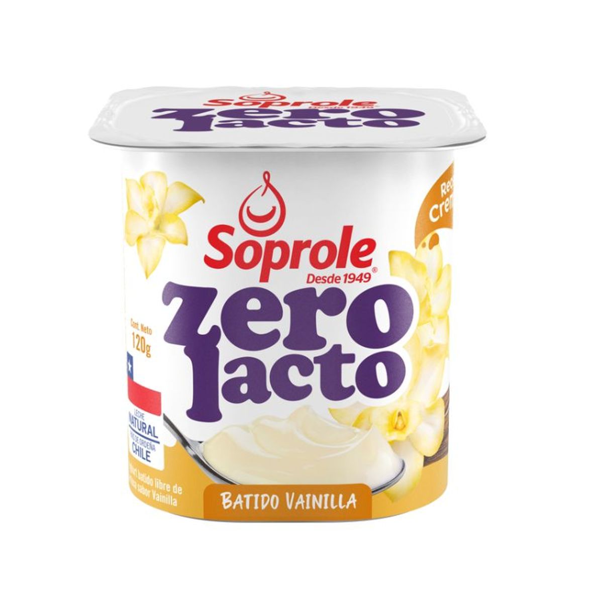 SOPROLE - Yoghurt Zerolacto sin Lactosa Sabor Vainilla