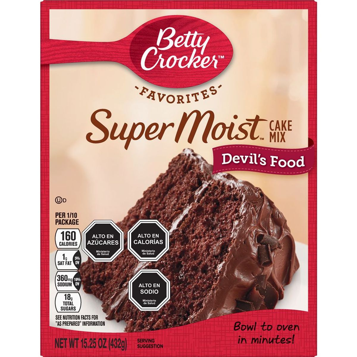 BETTY CROCKER - Torta Chocolate Amargo