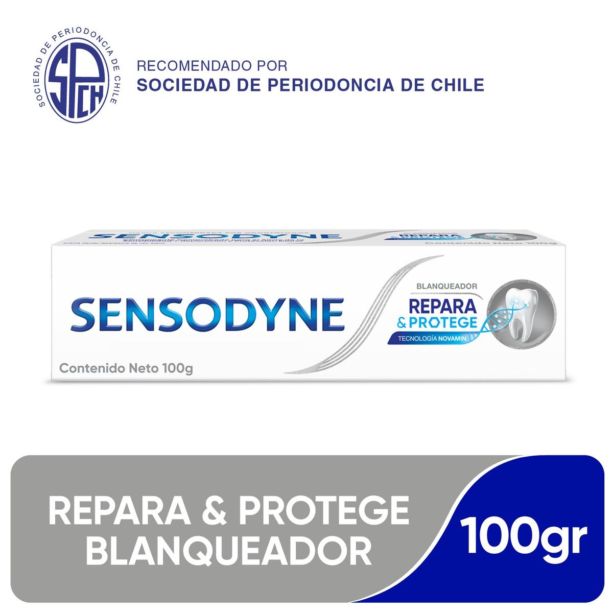 SENSODYNE - Pasta de Dientes Repara & Protege Blanqueador Sensodyne 100 g