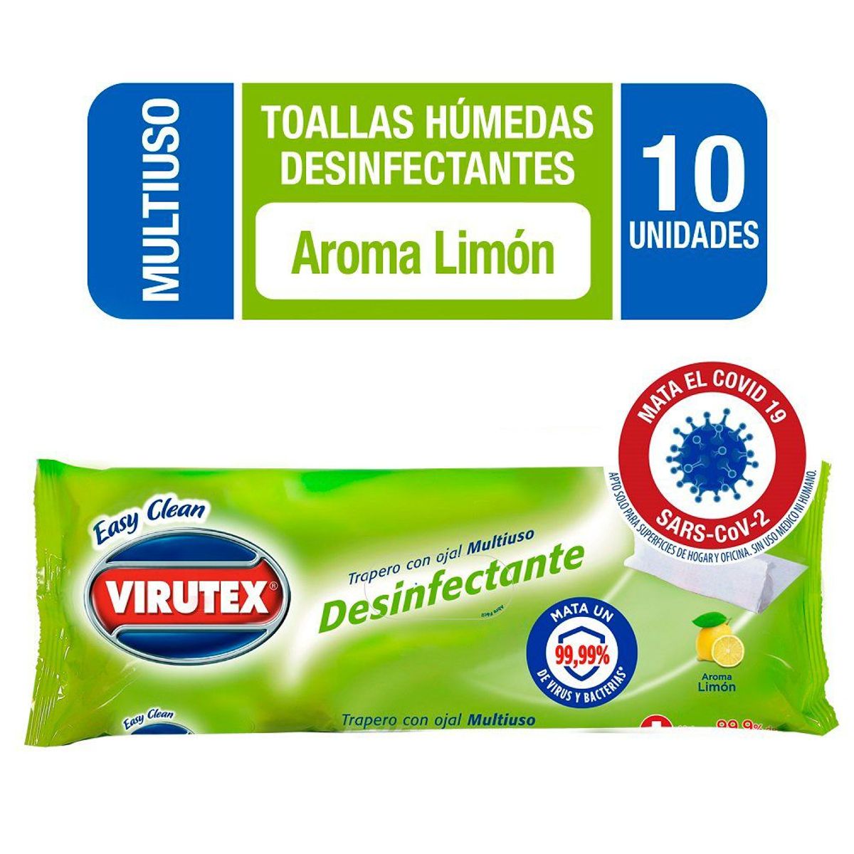 VIRUTEX - Trapero Desinfección C/Ojal