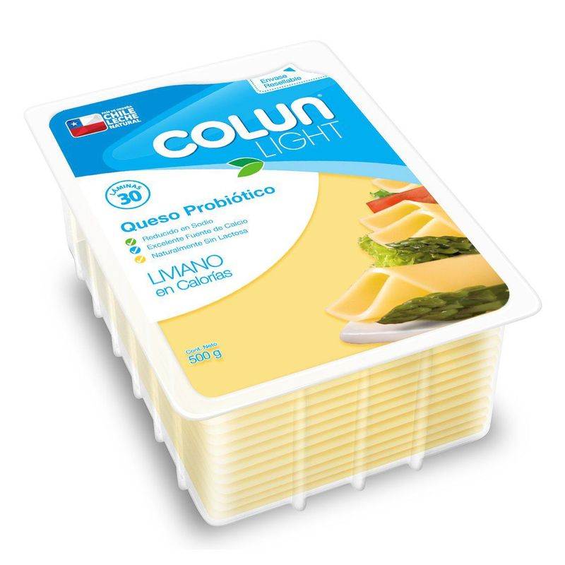 COLUN - Queso Probiótico Light Laminado