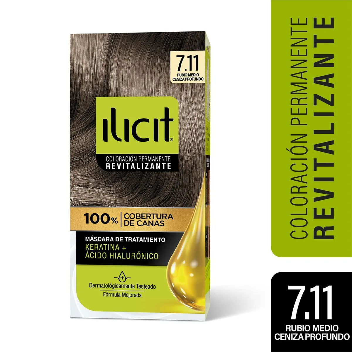 ILICIT - Coloración Ilicit 7.11 Rubio Ceniza Profundo