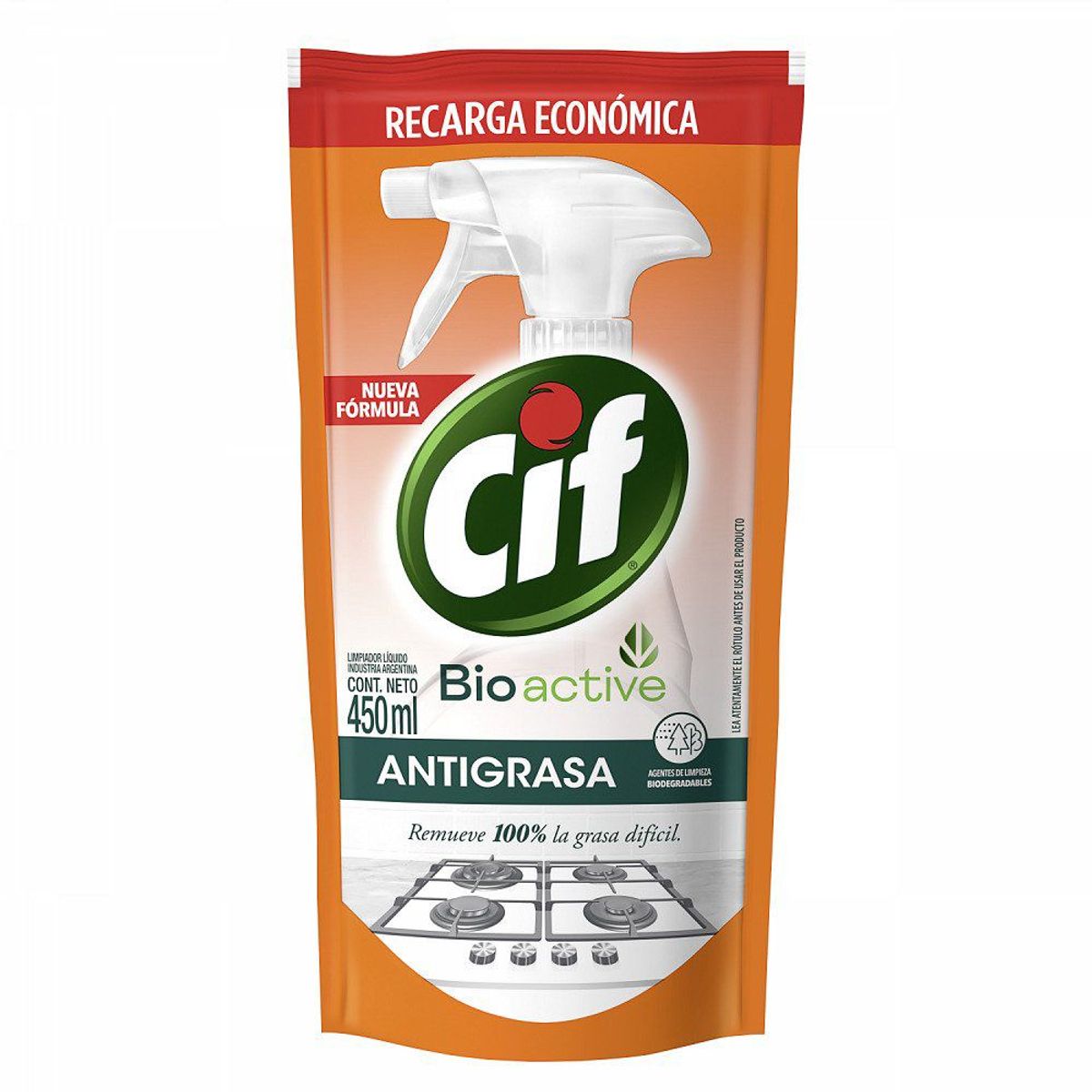 CIF - Limpiador Doypack Antigrasa Recarga