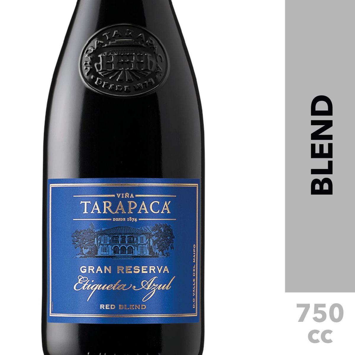 TARAPACA - Vino Tinto Etiqueta Azul Gran Reserva Ensamblaje