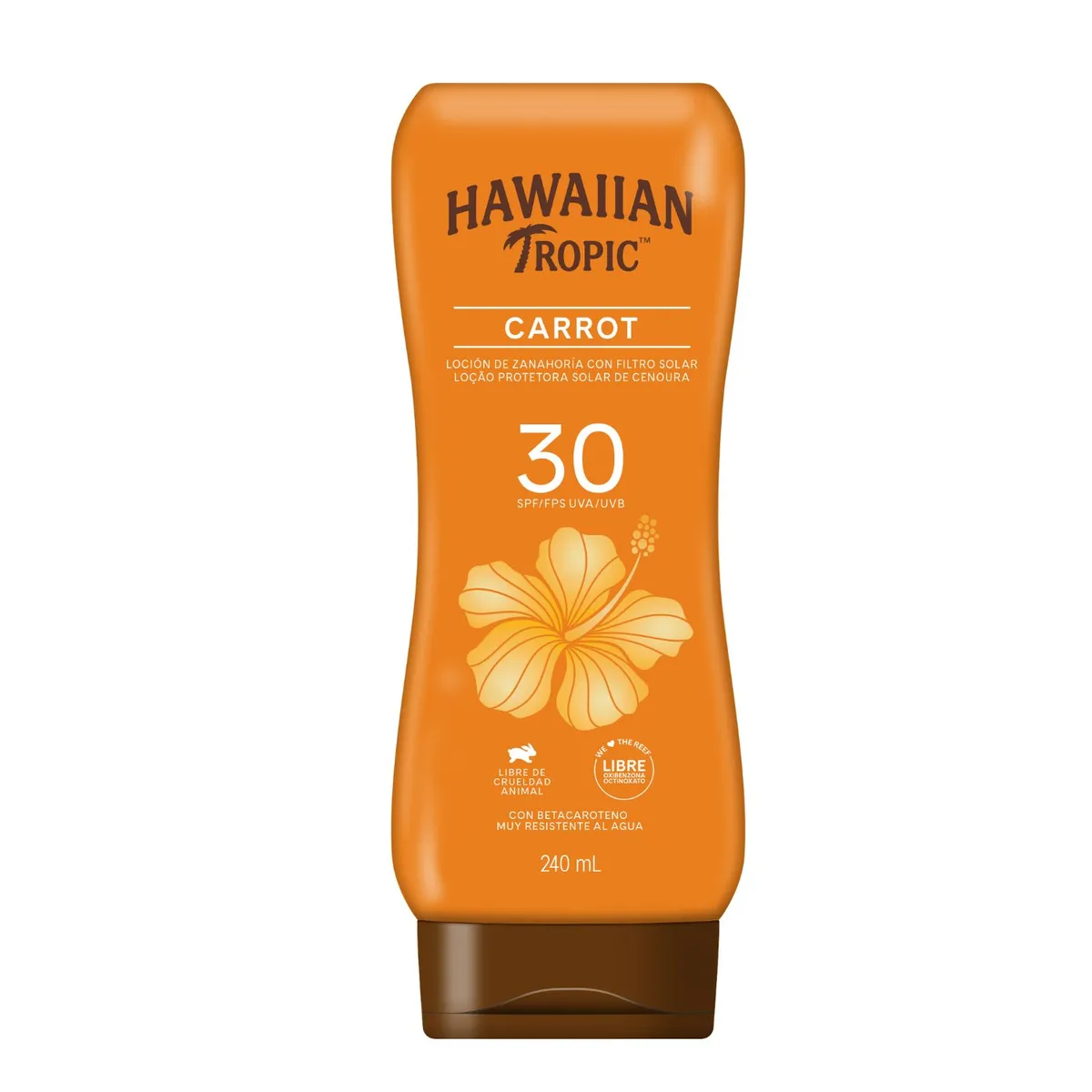 HAWAIIAN TROPIC - Protector Solar Zanahoria FPS 30 Hawaiian Tropic 240 ml