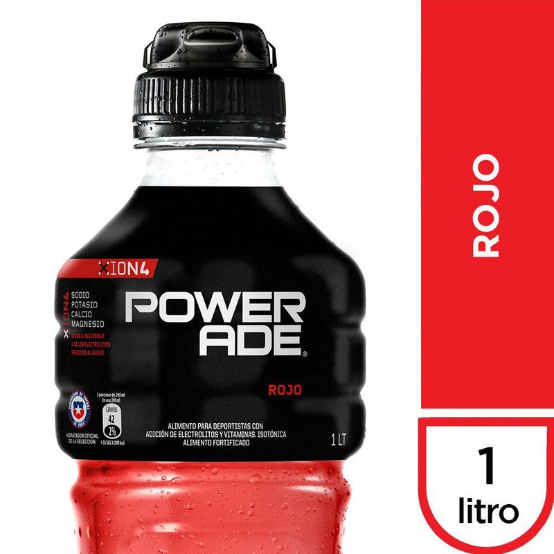 POWERADE - ISOTONICO POWERADE ROJO PET 1.0 LT