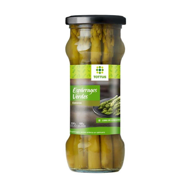 TOTTUS - Esparragos Verdes Tottus 330 g