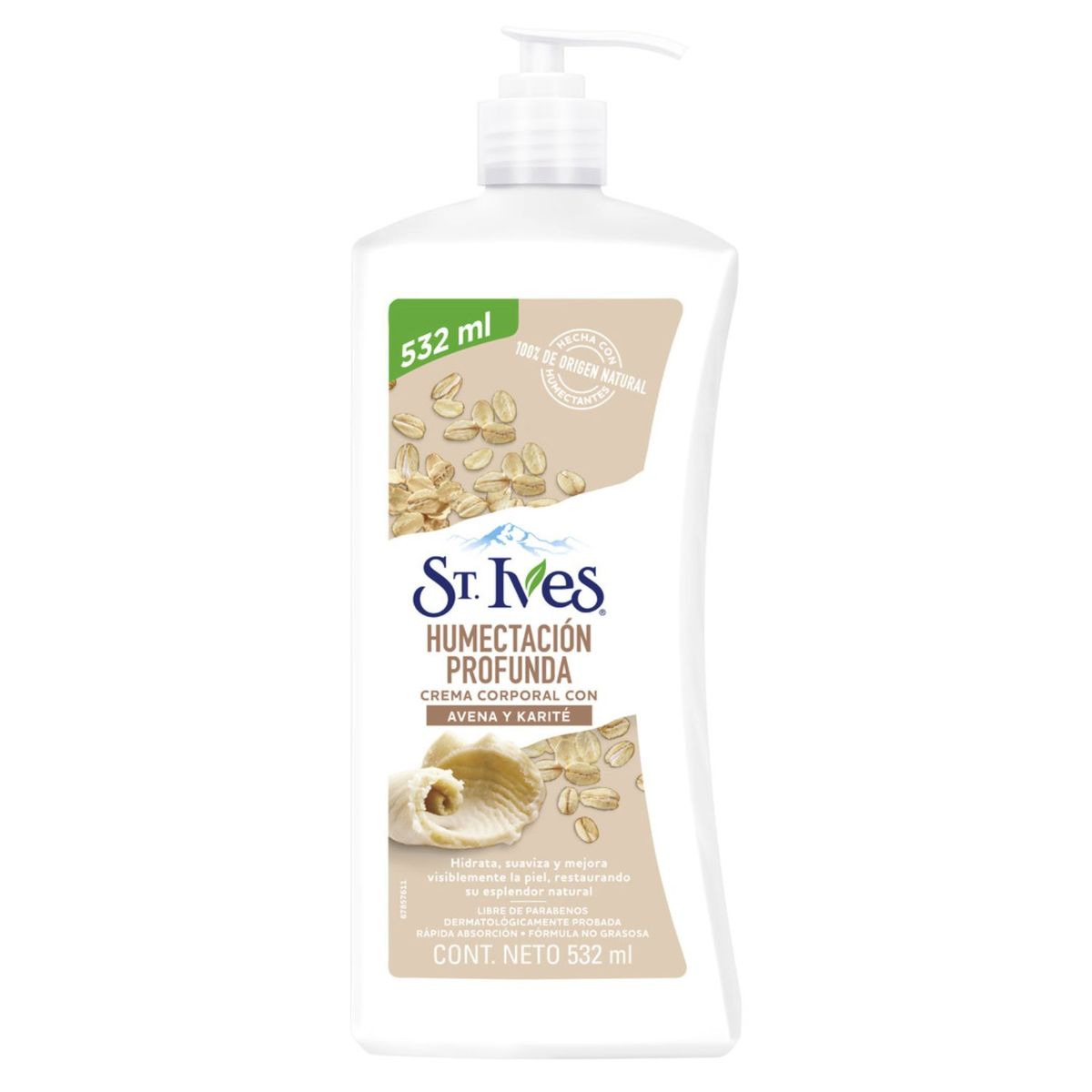ST IVES - Crema Corporal Avena y Karite St Ives 532 ml