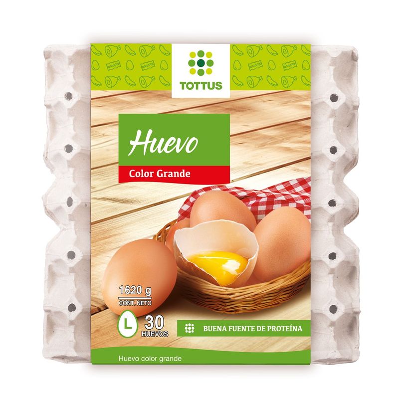 TOTTUS - Huevos Color Grande Tottus 30 Un