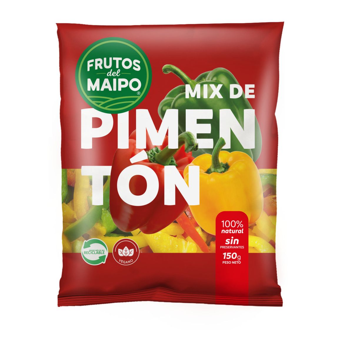 FRUTOS DEL MAIPO - Mix de Pimentones Congelados Frutos del Maipo 150 g