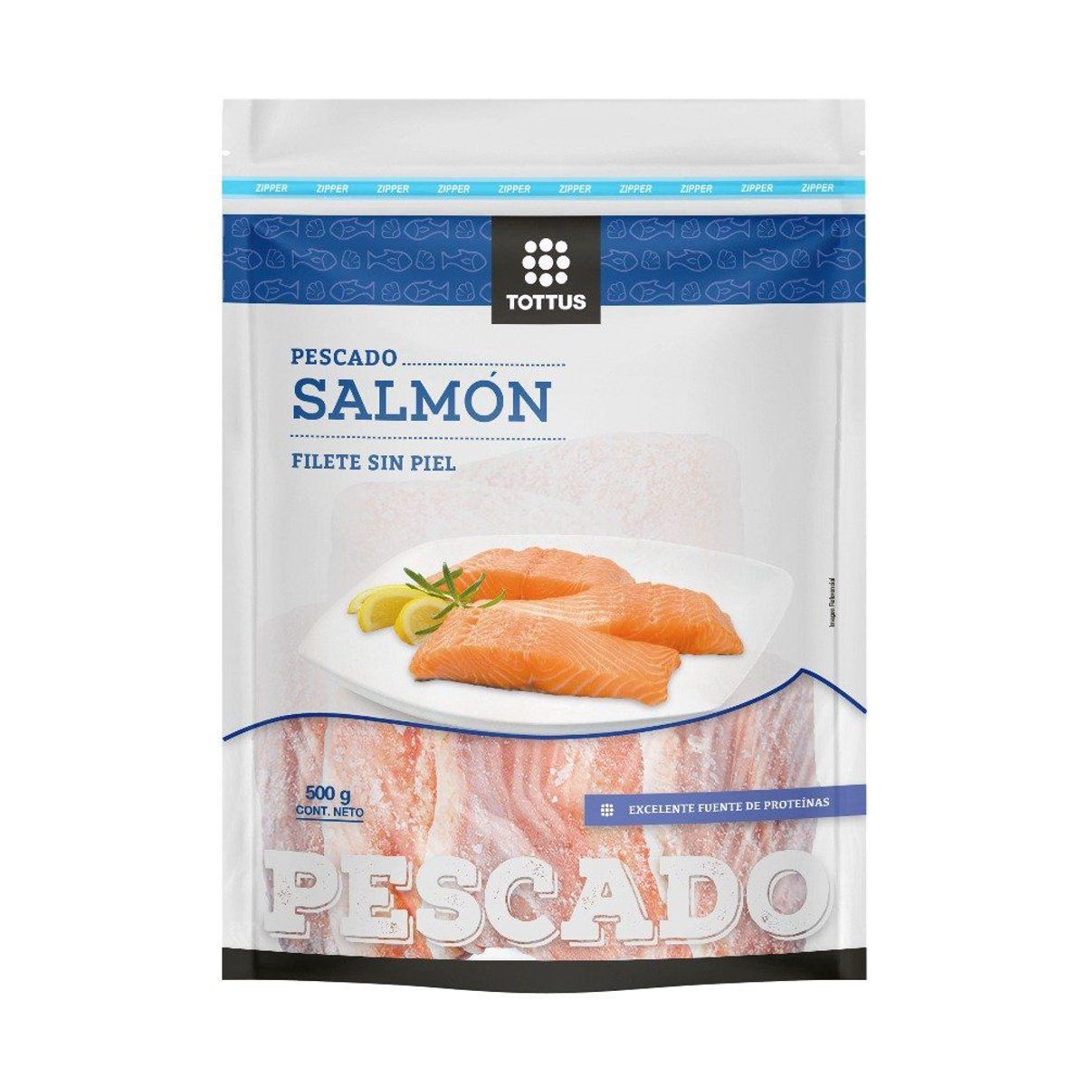 TOTTUS - Filete de Salmón sin Piel