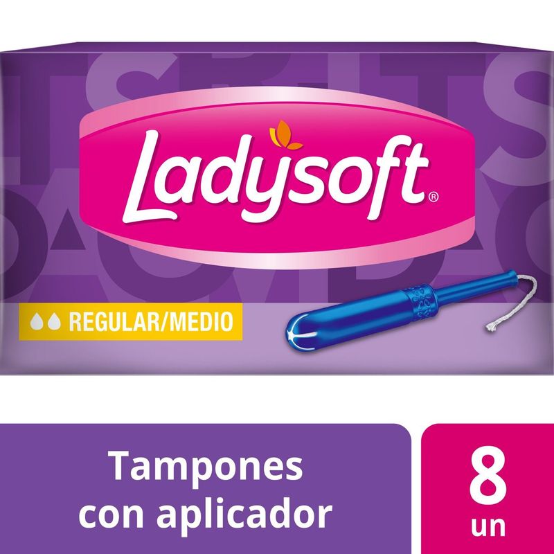 LADYSOFT - Tampones Regular Medio Ladysoft 8 Un