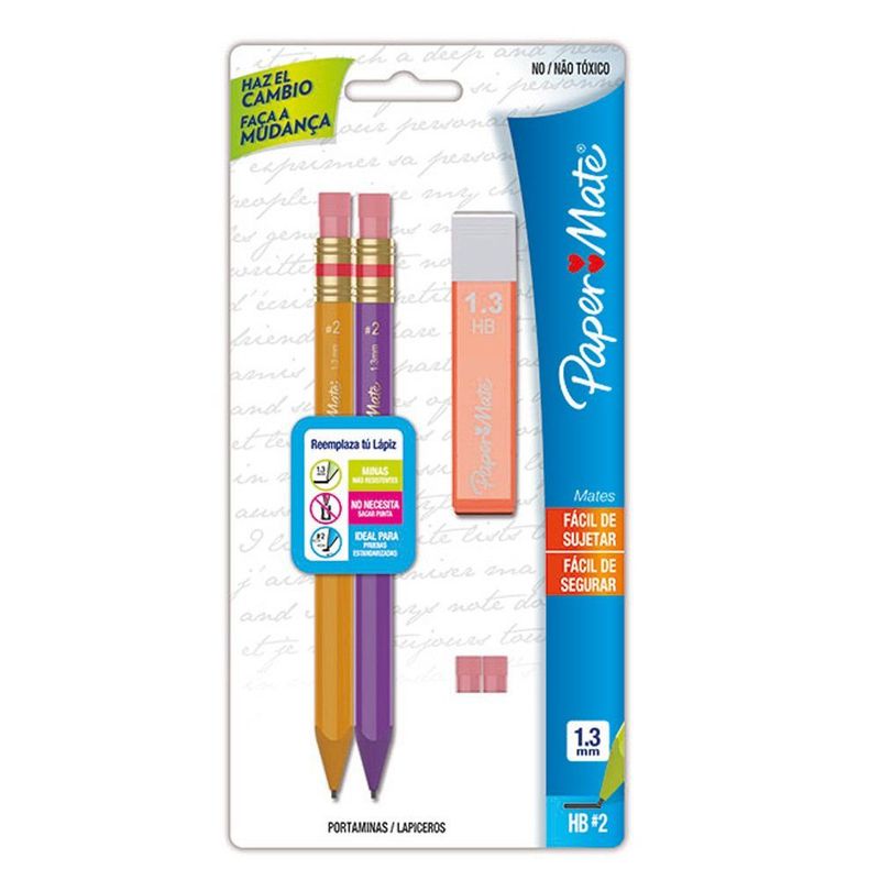 PAPER MATE - PORTAMINAS MATES 1.3 MM SET 2UN  MINAS