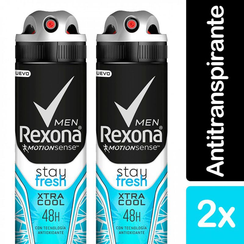 REXONA - Desodorante masculino aerosol invisible