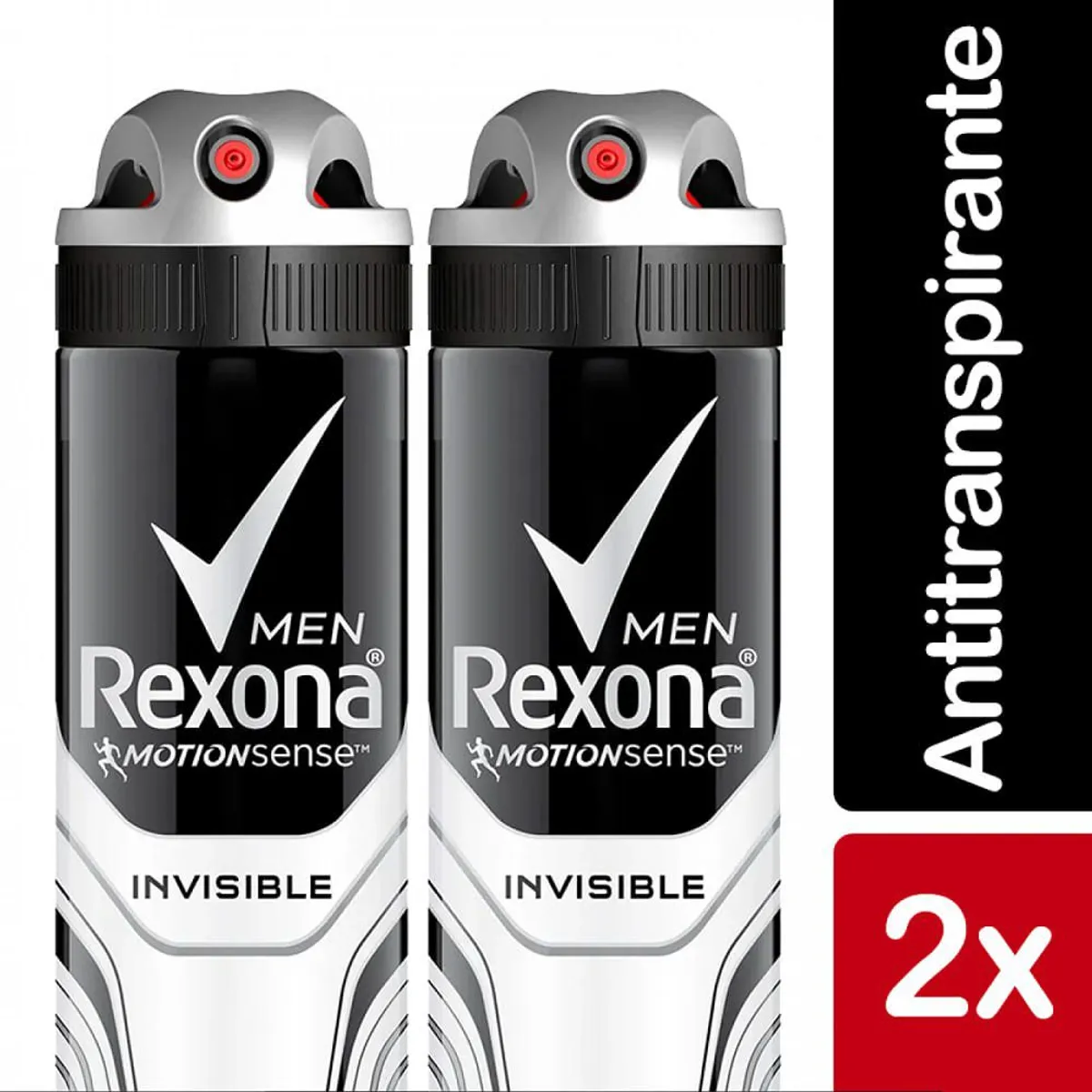 REXONA - Desodorante masculino aerosol invisible
