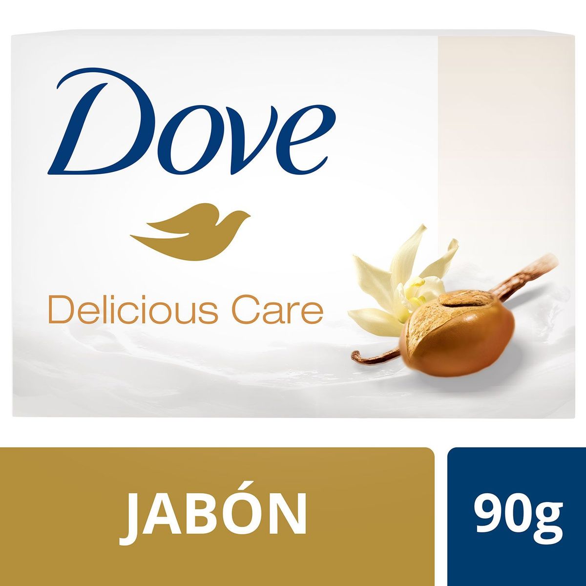 DOVE - Jabón en Barra Dove con Karité y Vainilla 90 g