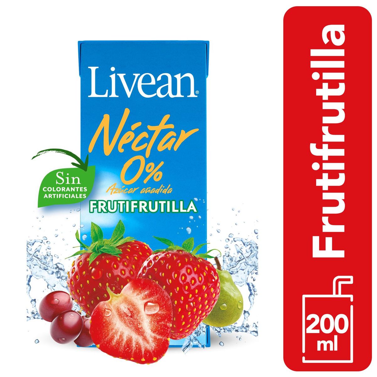 LIVEAN - Pack Néctar de Frutilla Livean 6 x 200 ml