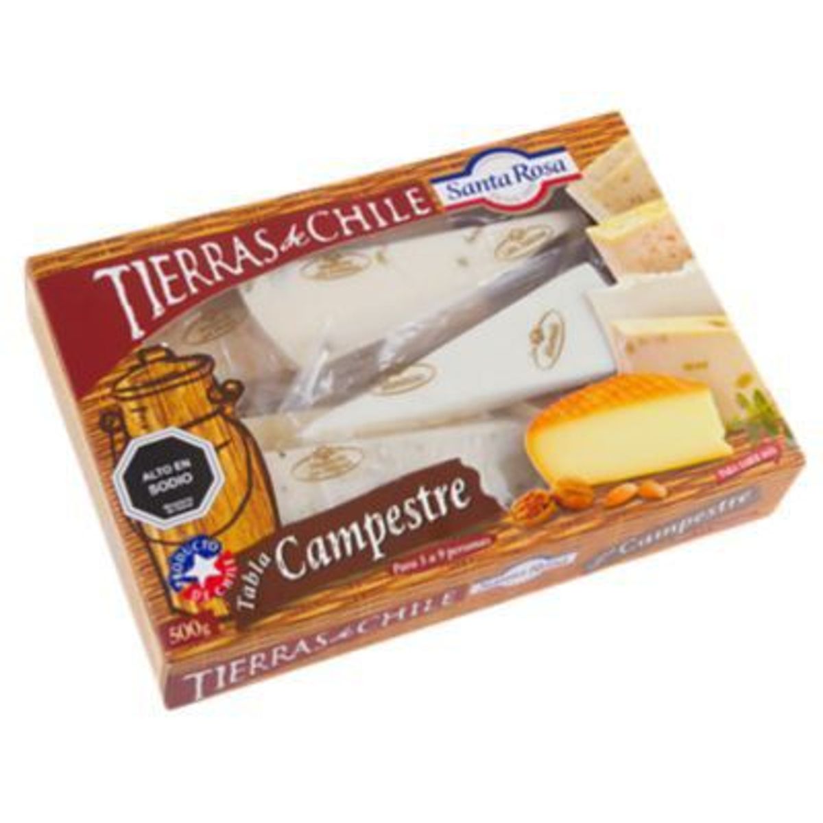 SANTA ROSA - Tabla de Quesos Campestre Tierras de Chile