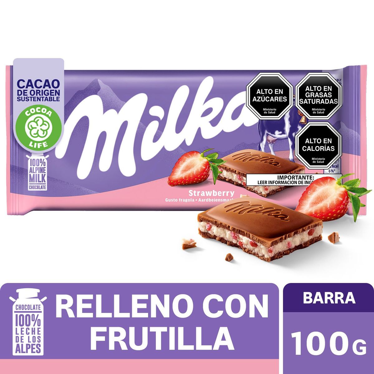 MILKA - Chocolate Yoghurt Frutilla