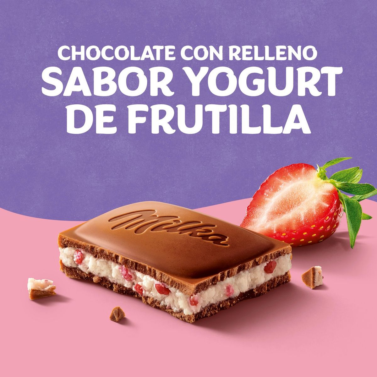 MILKA - Chocolate Yoghurt Frutilla