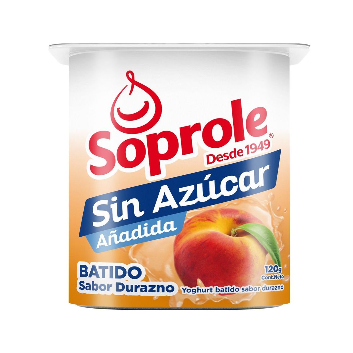 SOPROLE - Yoghurt sin Azúcar Durazno