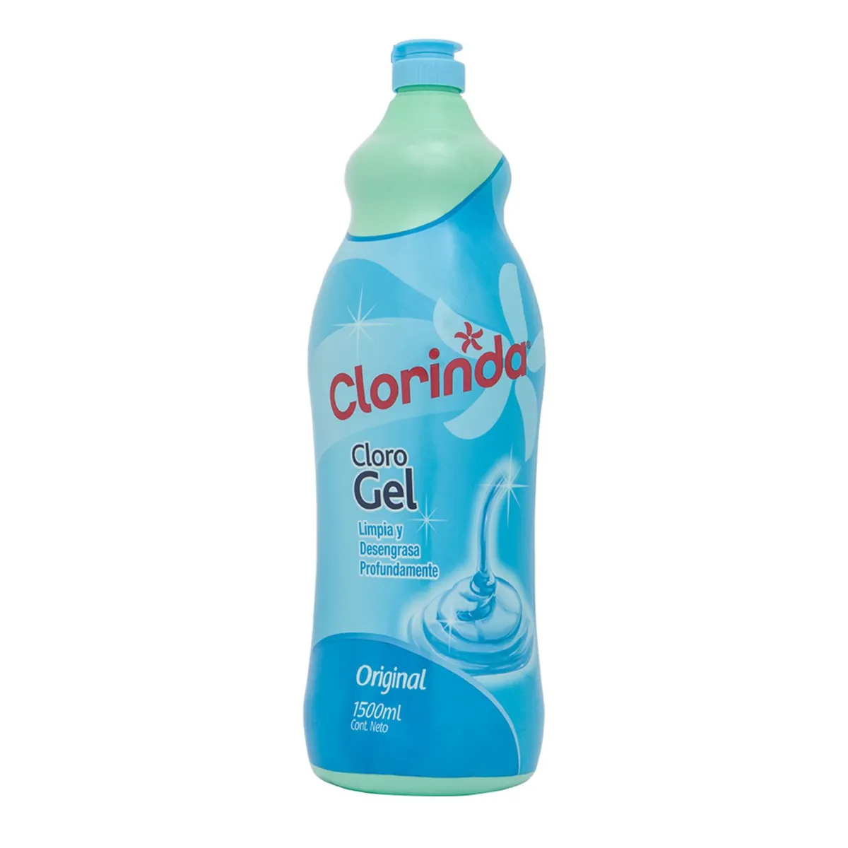 CLORINDA - Cloro en Gel Clorinda Original Botella 1.5 Lts