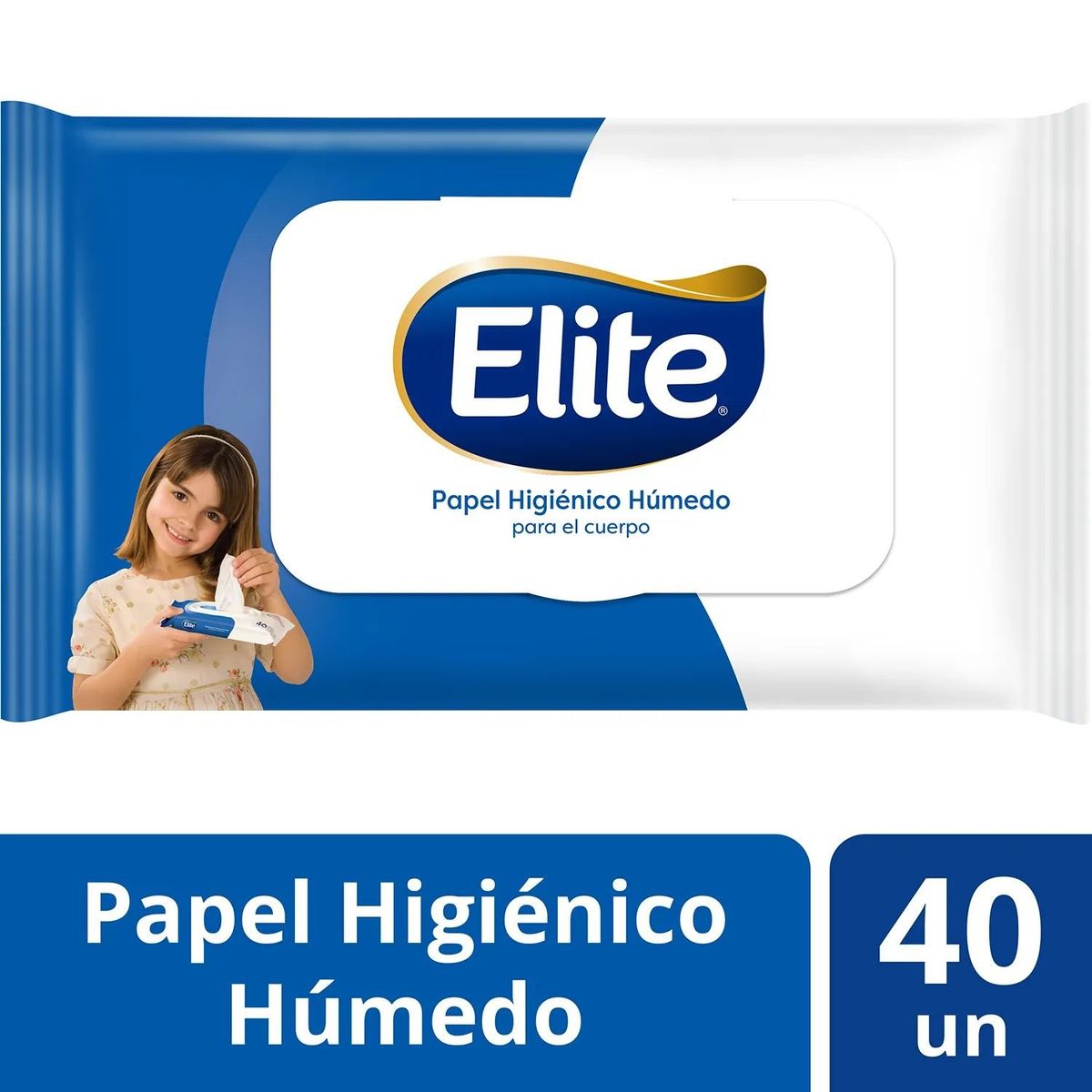 ELITE - Papel Higiénico Húmedo Elite 40 Un