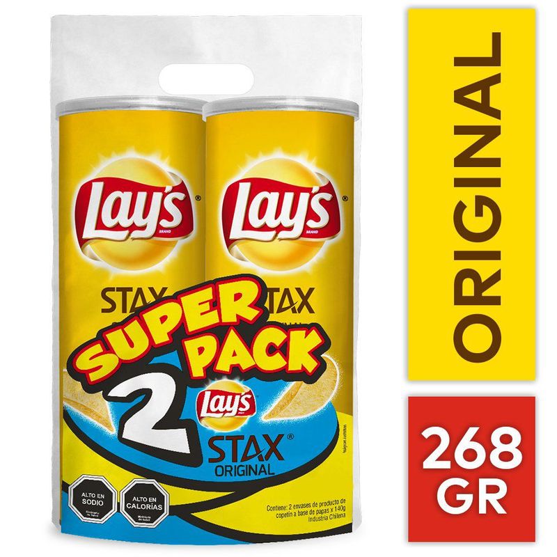 LAYS - Papas Fritas Pack Stax