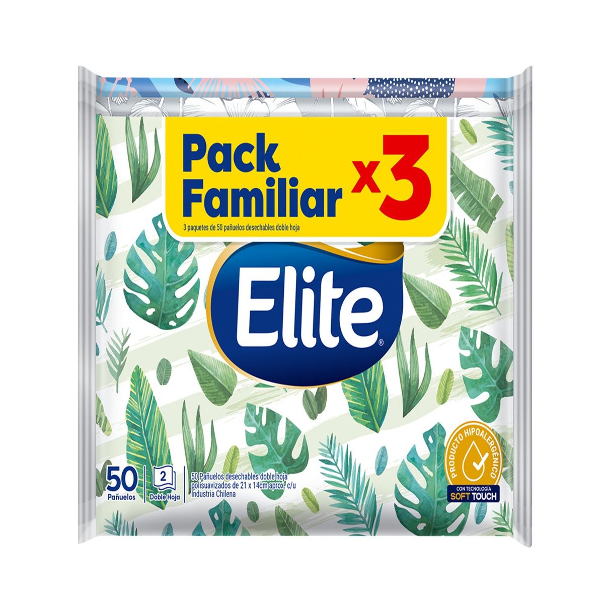ELITE - Pack de Pañuelos Desechables Faciales