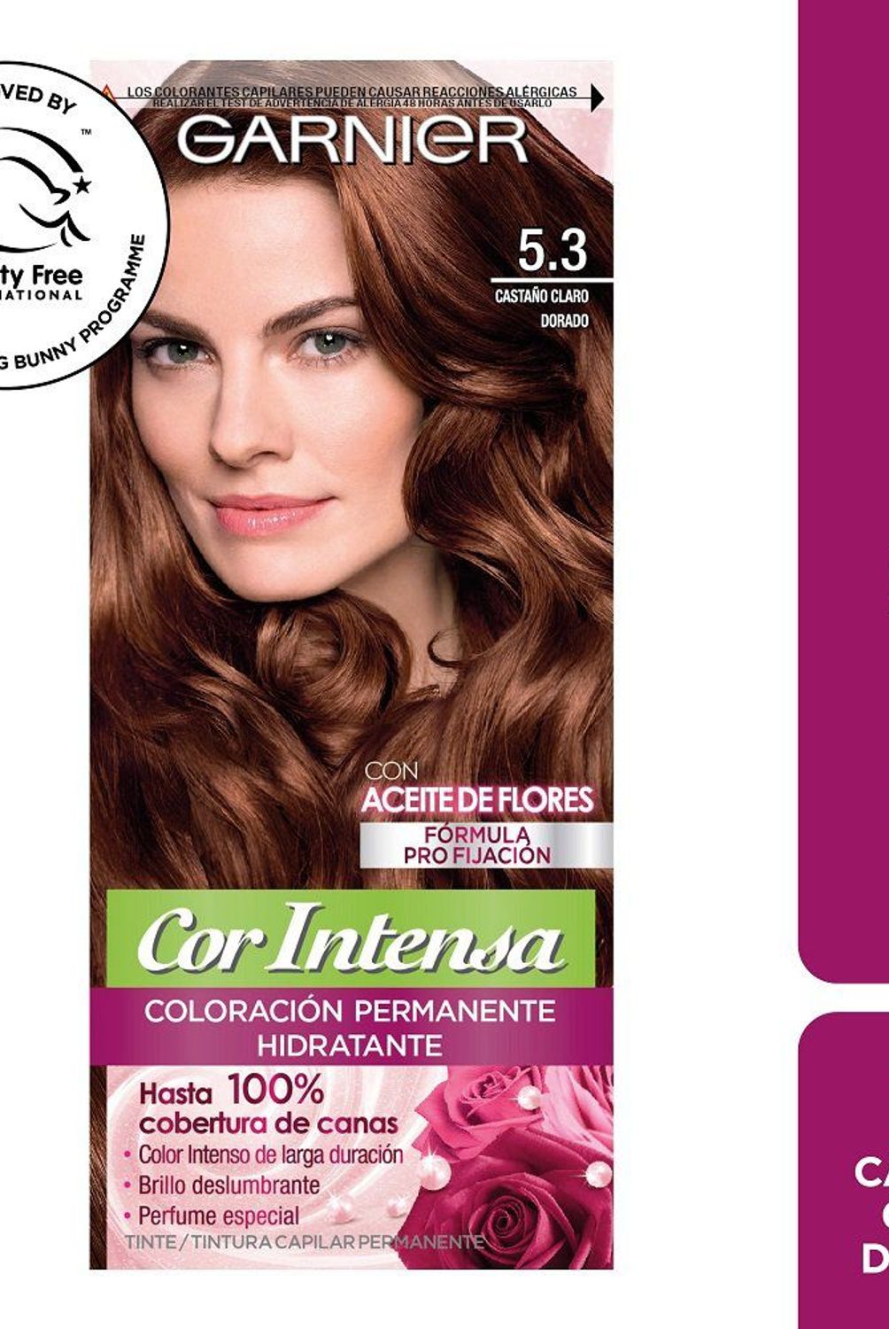 COR INTENSA - Tintura Tono 5.3 Castaño Claro Dorado