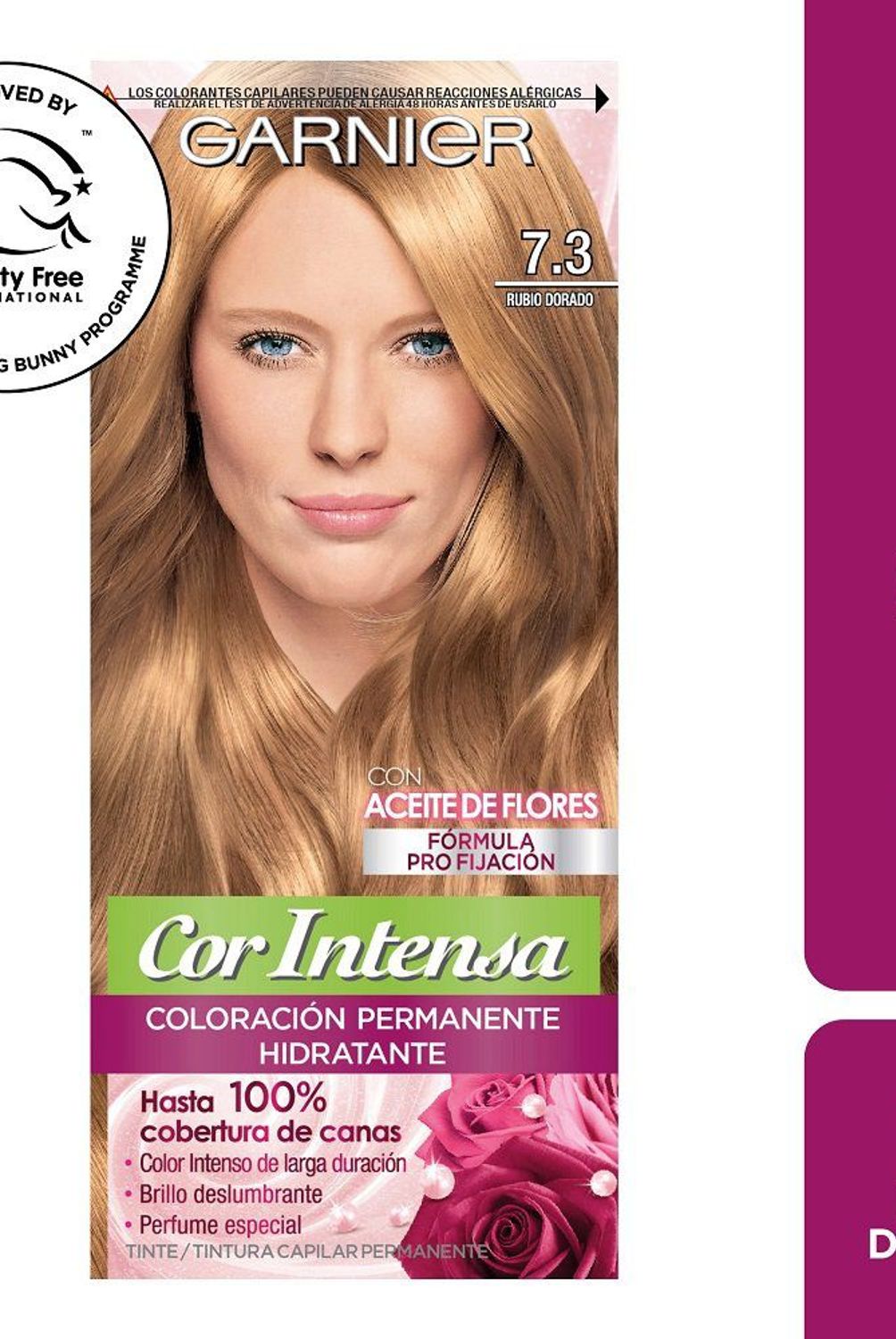 COR INTENSA - Tintura Tono 7.3 Rubio Dorado