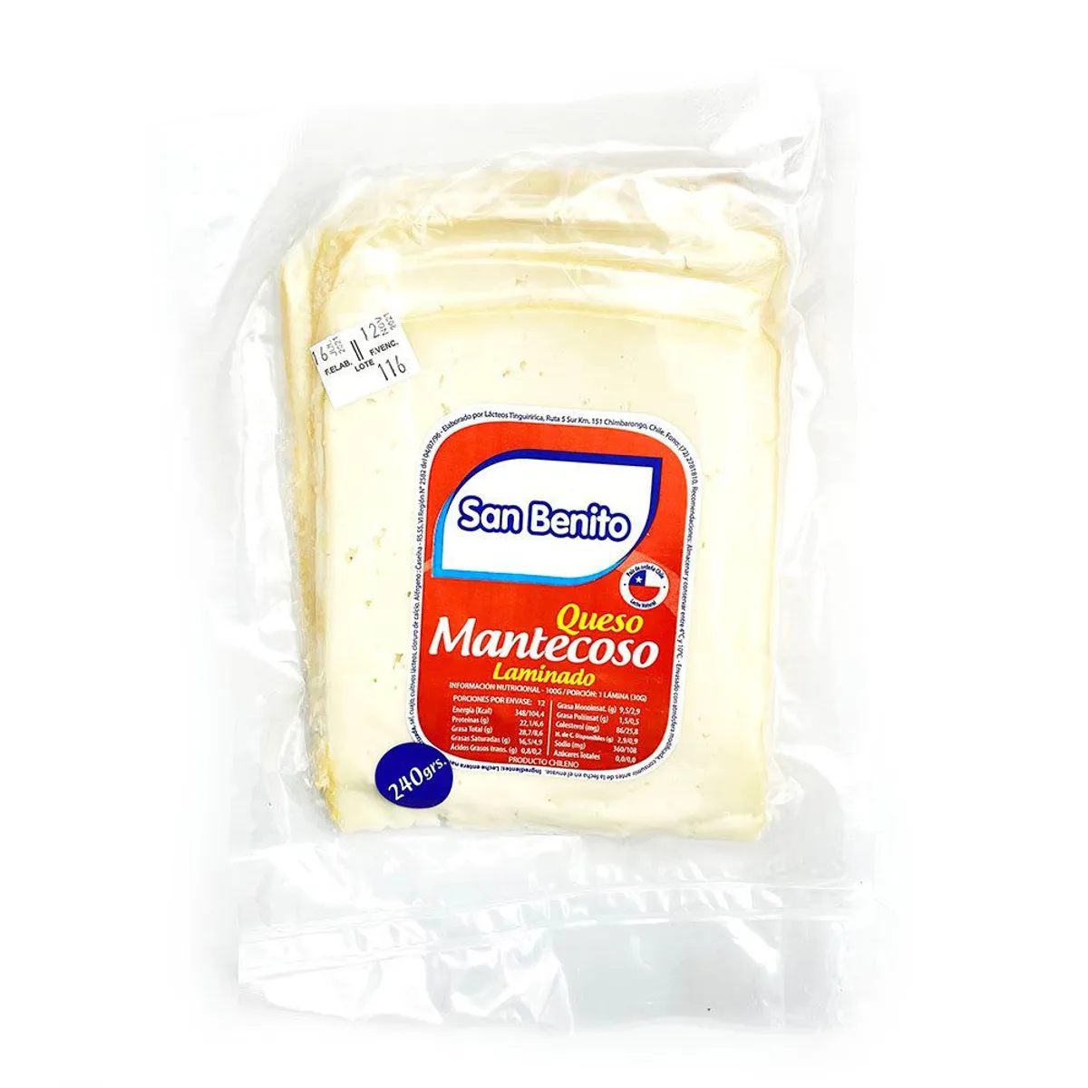 SAN BENITO - Queso Mantecoso Laminado