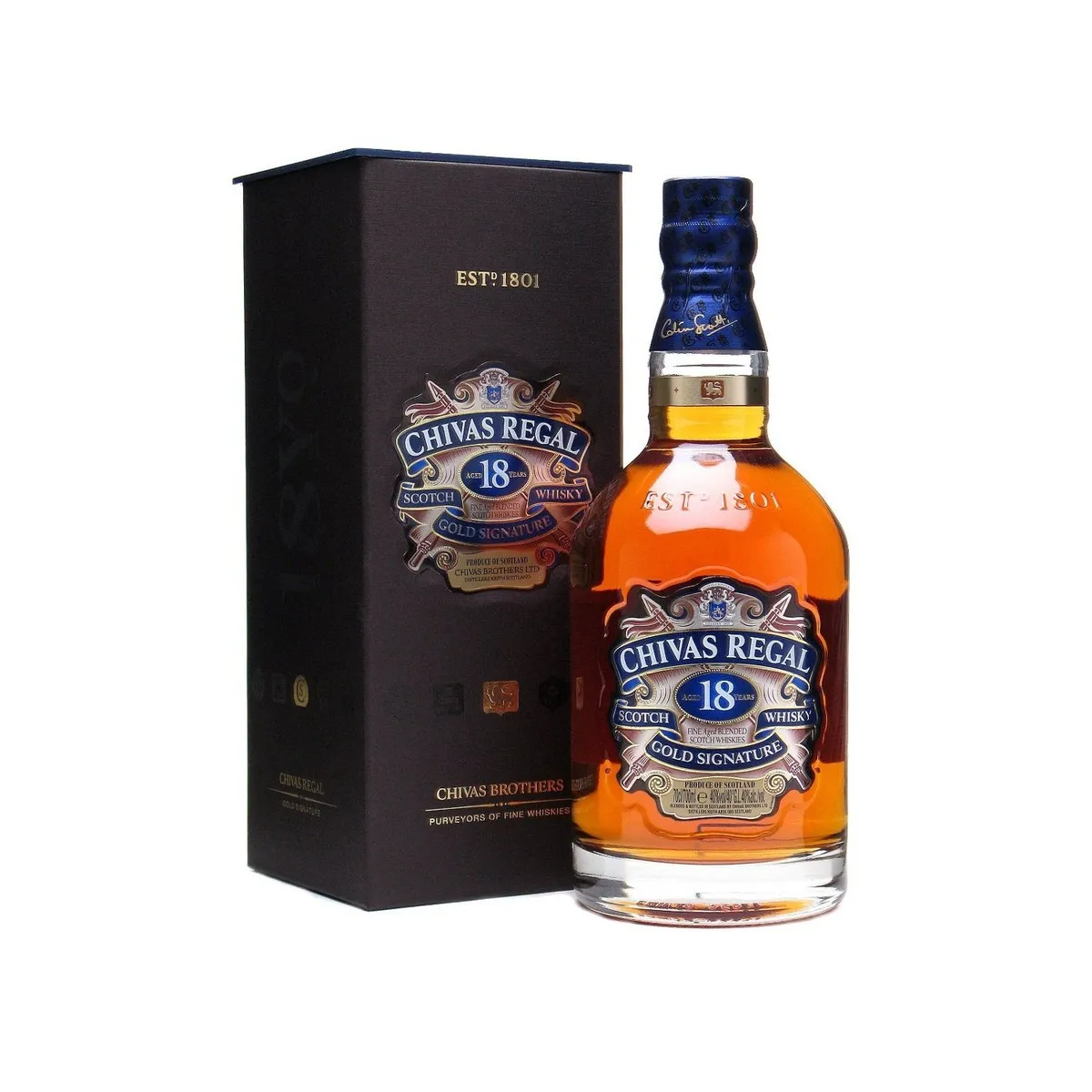 CHIVAS REGAL - Chivas Regal 18 Años Tin Box 40º Gl