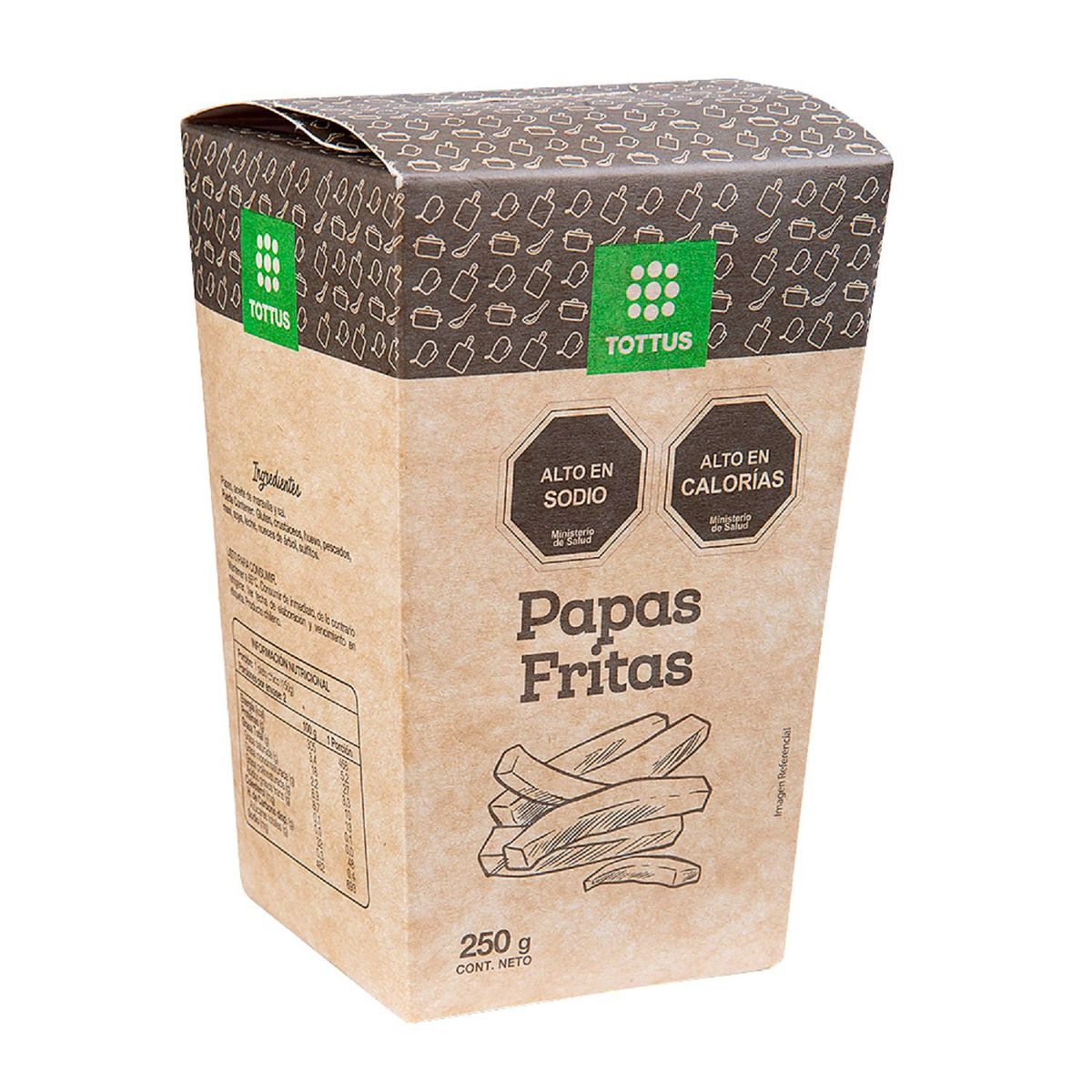 TOTTUS - Papas Fritas Caja 250 g