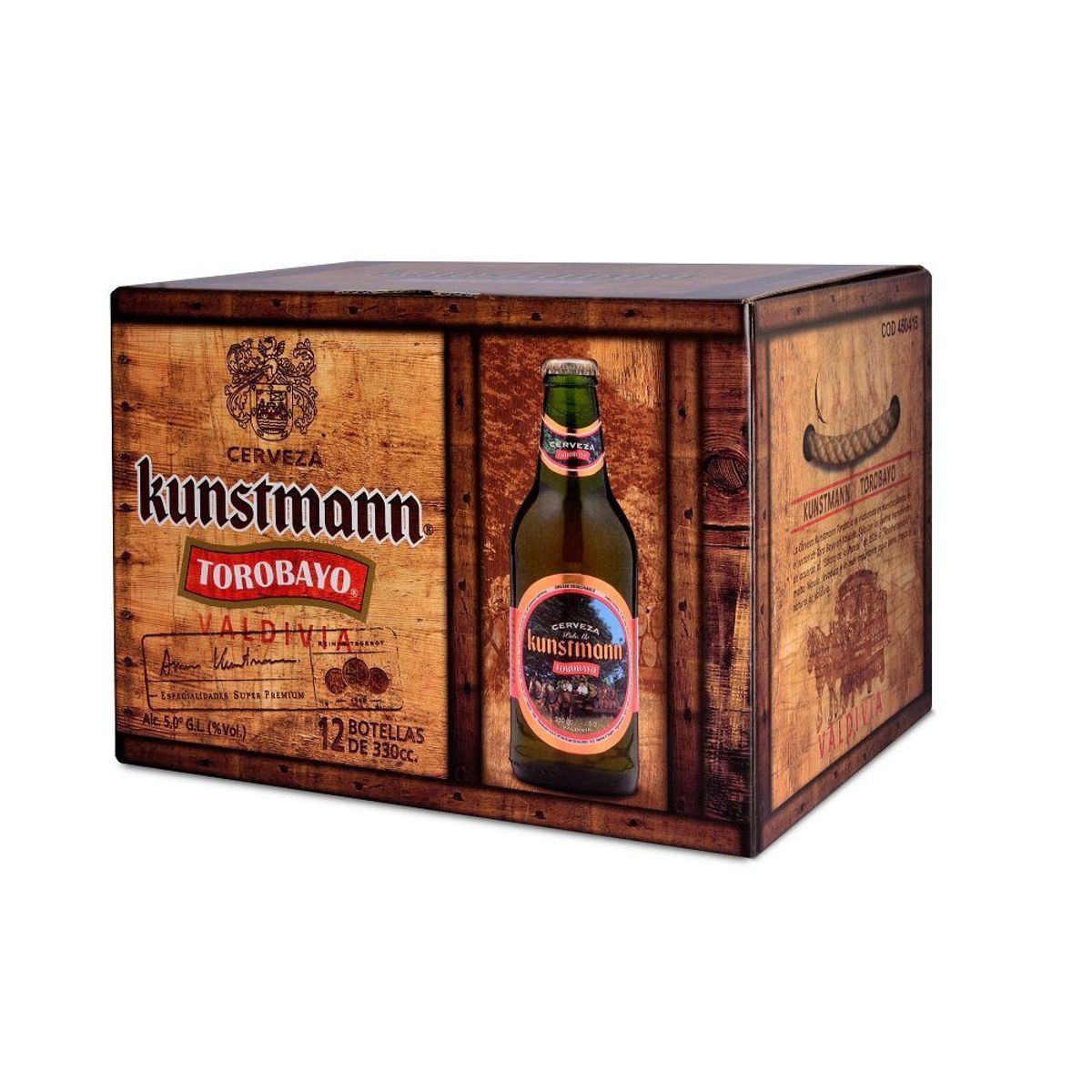 KUNSTMANN - Pack Cerveza Kunstmann Torobayo 5° Botella 12 x 330 cc
