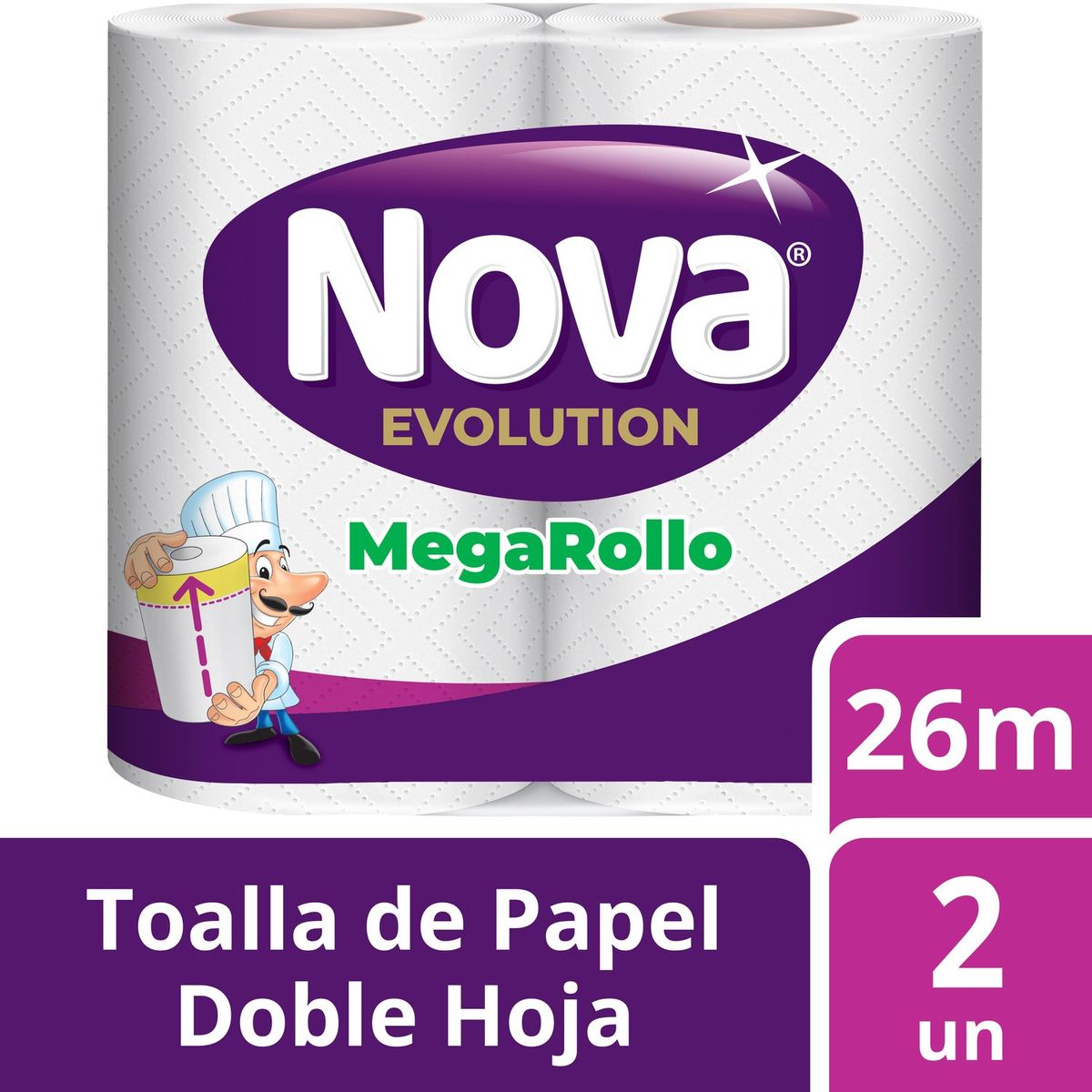 NOVA - Toalla Papel Evol Mega Rollo