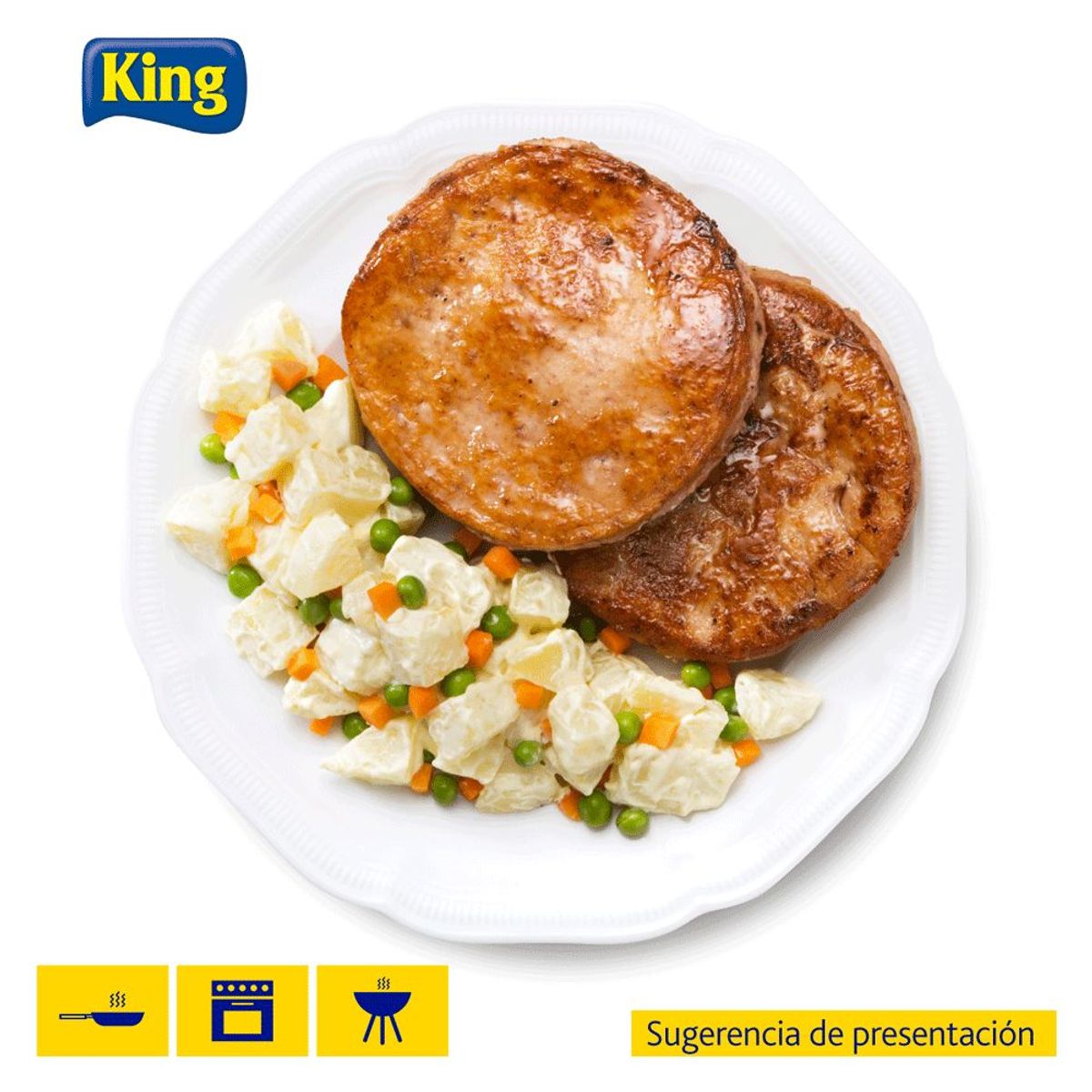 KING - Hamburguesa Pollo