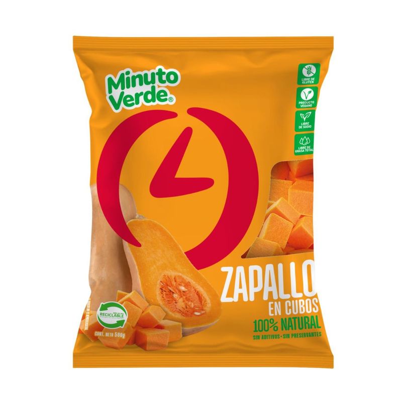 MINUTO VERDE - Zapallo en Cubos Minuto Verde 500 g