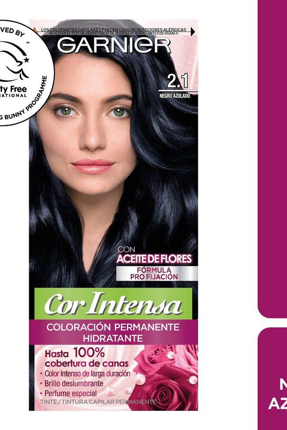 COR INTENSA - Tintura Tono 2.1 Negro Azul