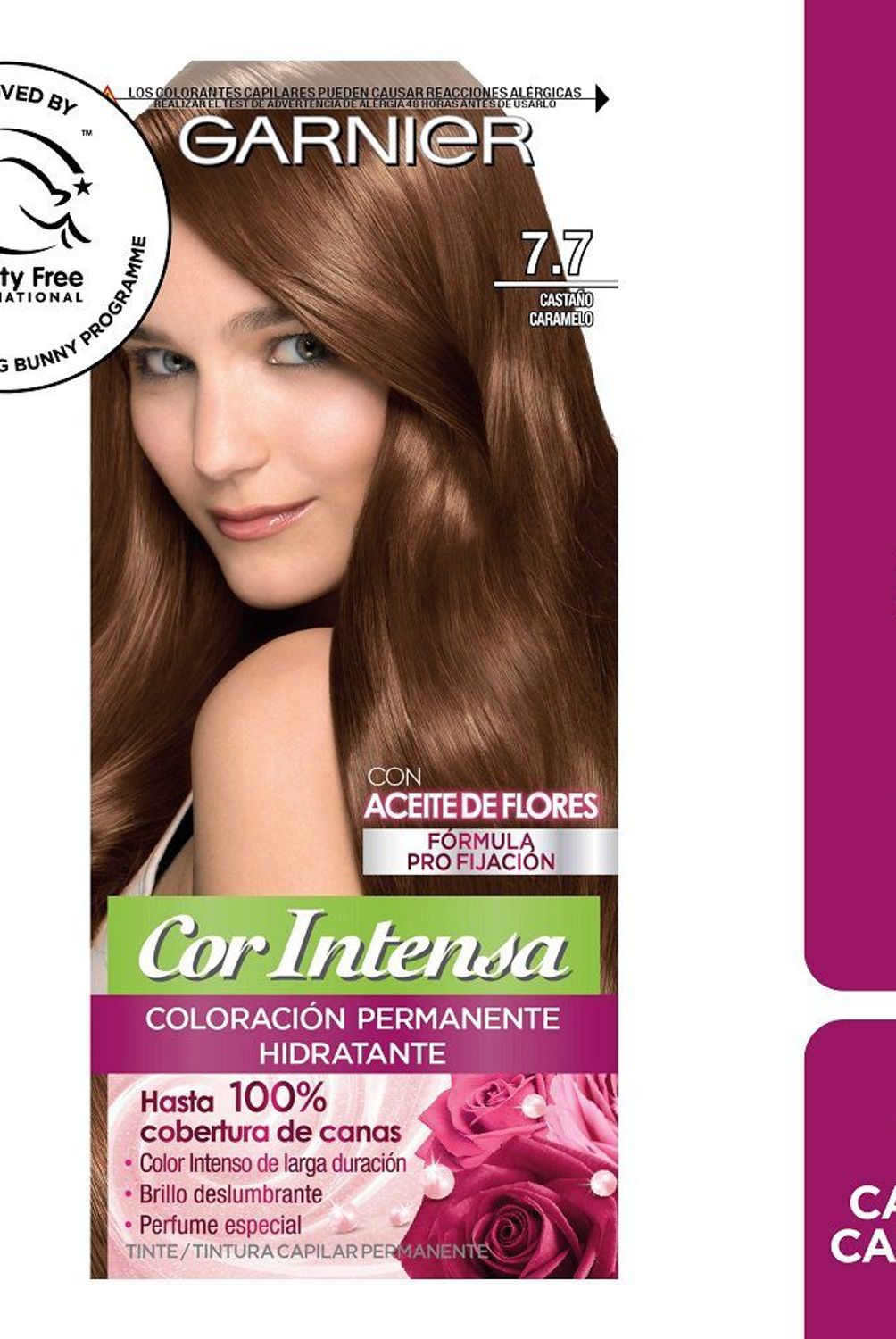 COR INTENSA - Tintura Tono 7.7 Castaño Caramelo