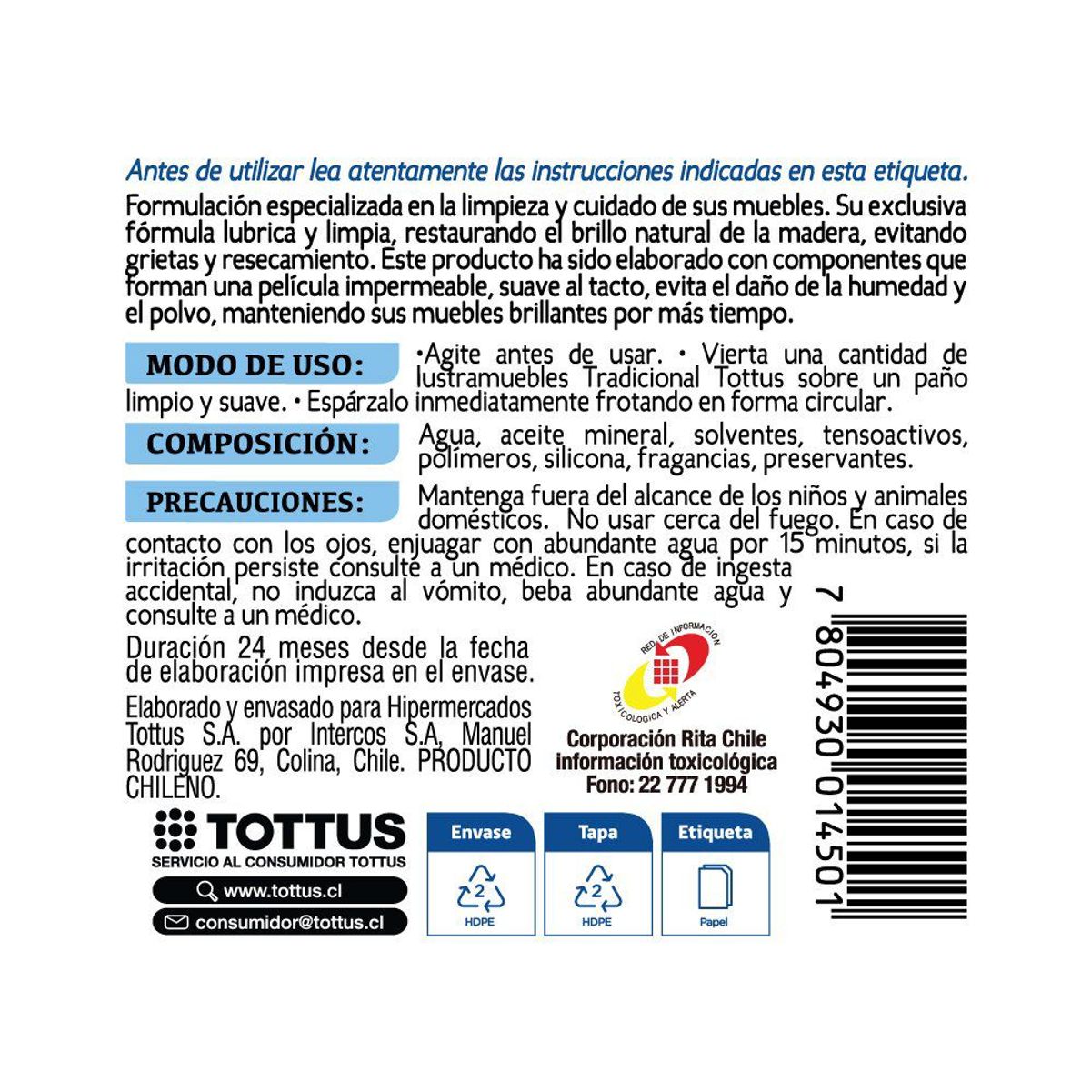 TOTTUS - Lustramuebles
