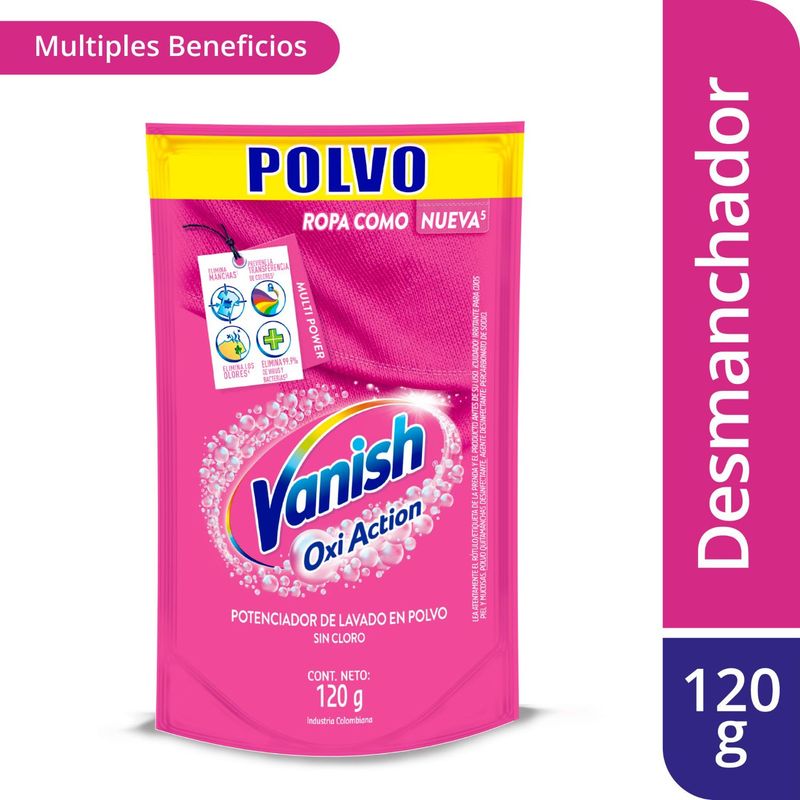 VANISH - Quitamanchas en Polvo Doy Pack Rosa