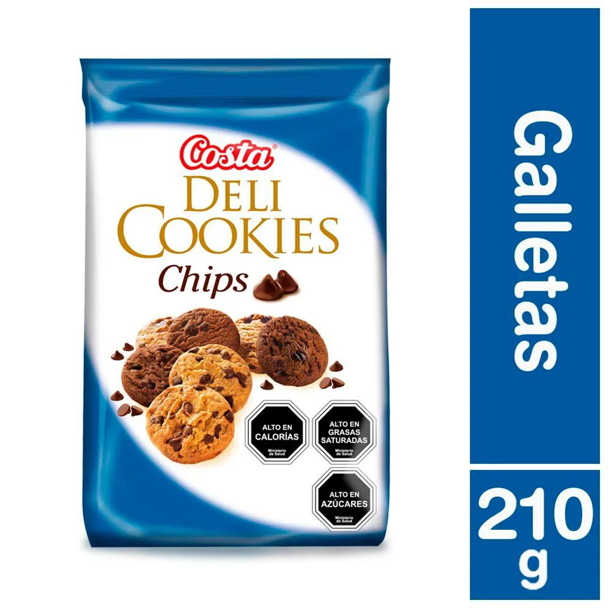 COSTA - GALLETA DELI COOKIE CHIPS 210 GR COSTA