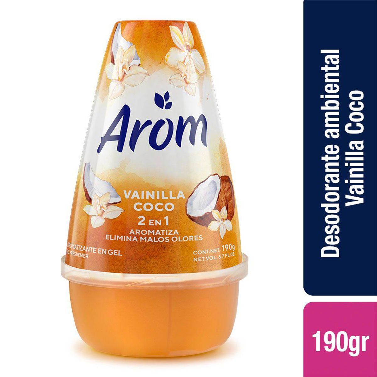 AROM - Cono Gel Vainilla-Coco