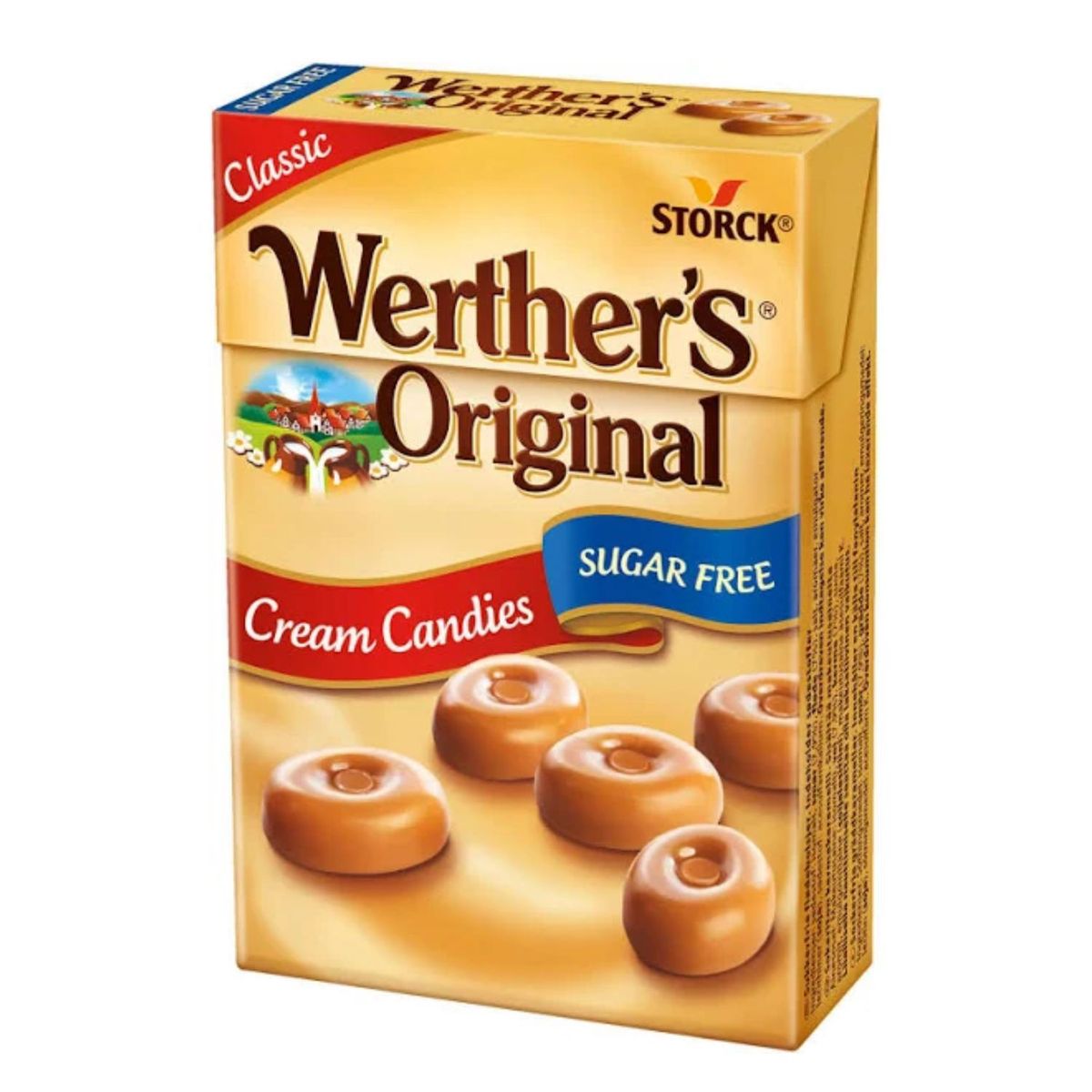 WERTHERS - Caramelo Libre de Azúcar Werthers 42 g