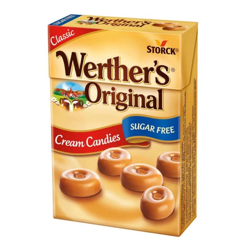 WERTHERS - Caramelo Libre de Azúcar Werthers 42 g