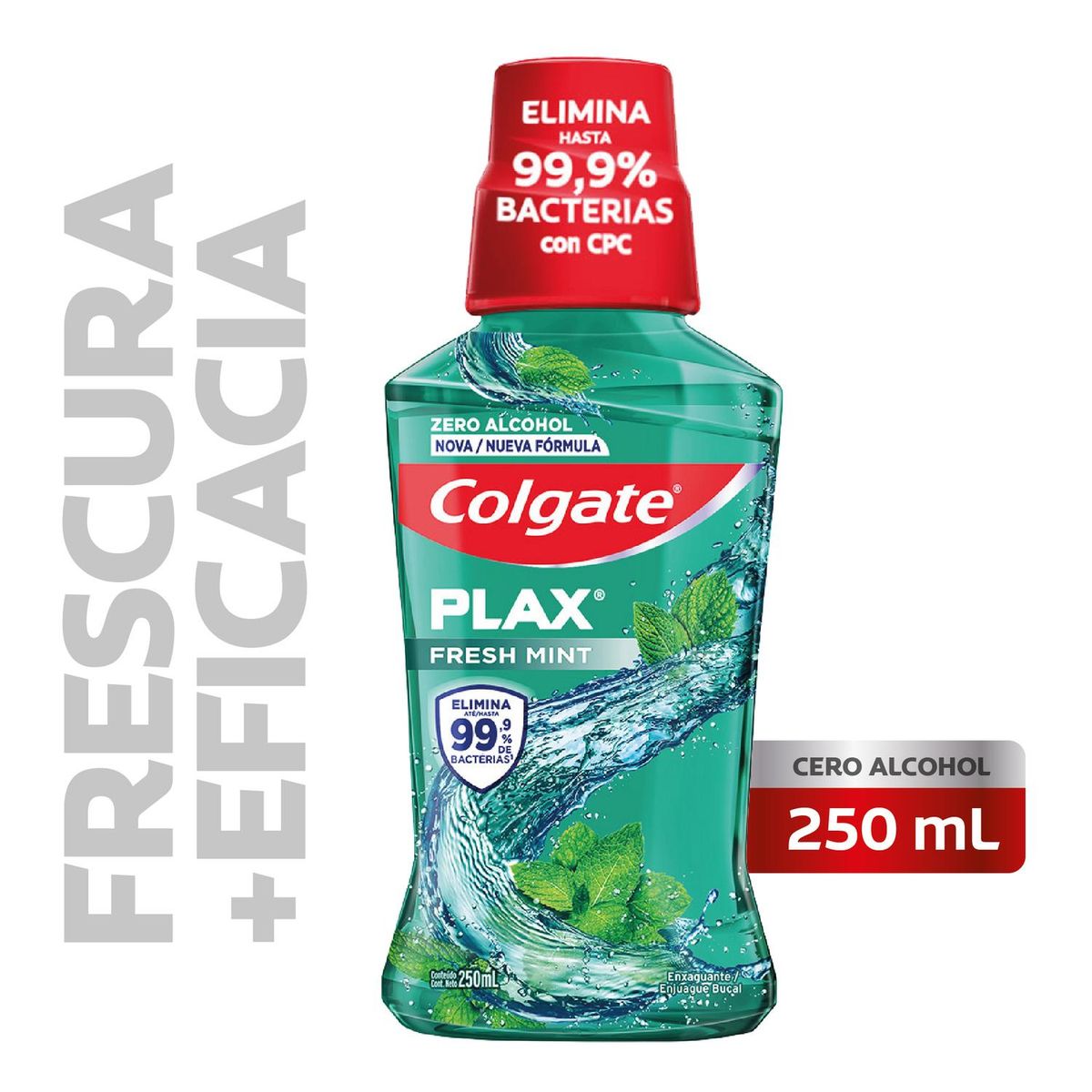 COLGATE - Enjuague Bucal Fresh Mint 250 ml