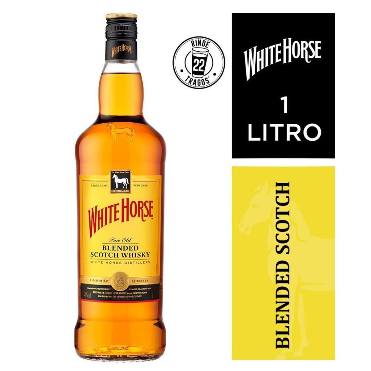 WHITE HORSE - Whisky White Horse 40º Gl