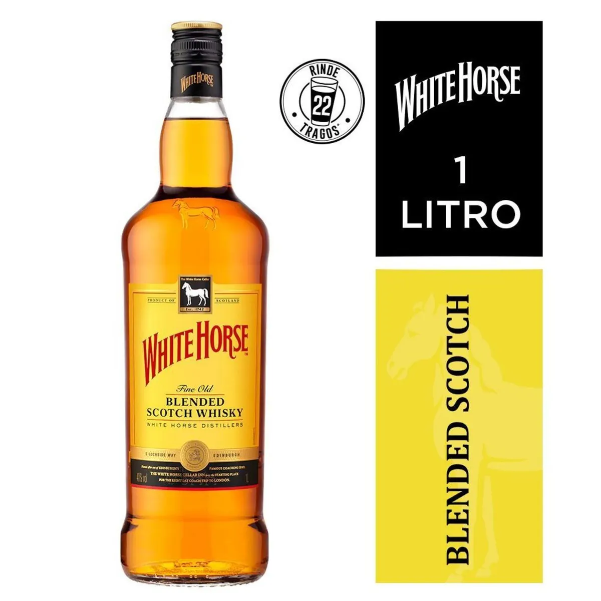 WHITE HORSE - Whisky White Horse 40º Gl